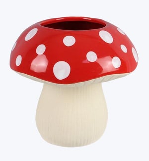 Ceramic Mushroom Tabletop Planter