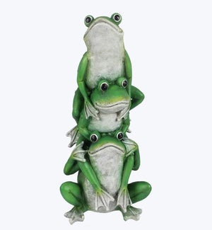 Resin Stacked Frogs
