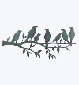 Metal Birds Laser Cutout Wall Art