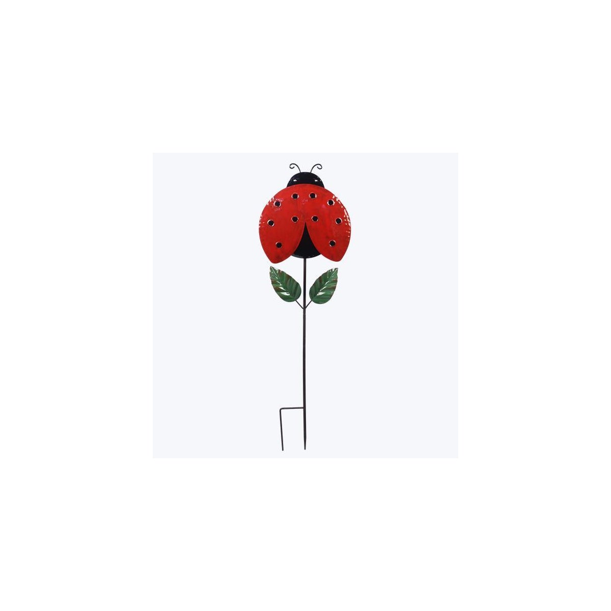 Metal Ladybug Garden Stake
