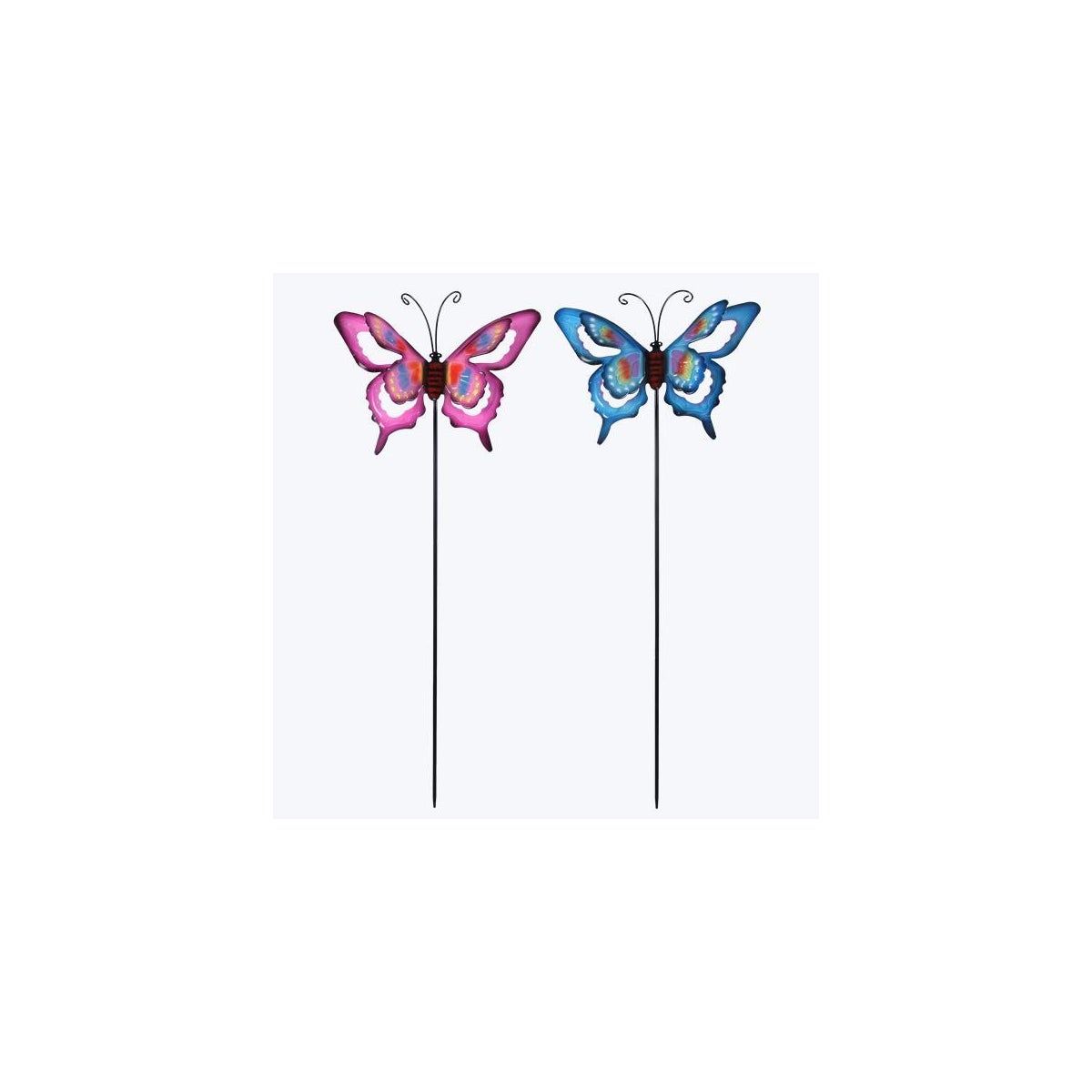 Metal Butterfly Garden Stake, 2 Ast