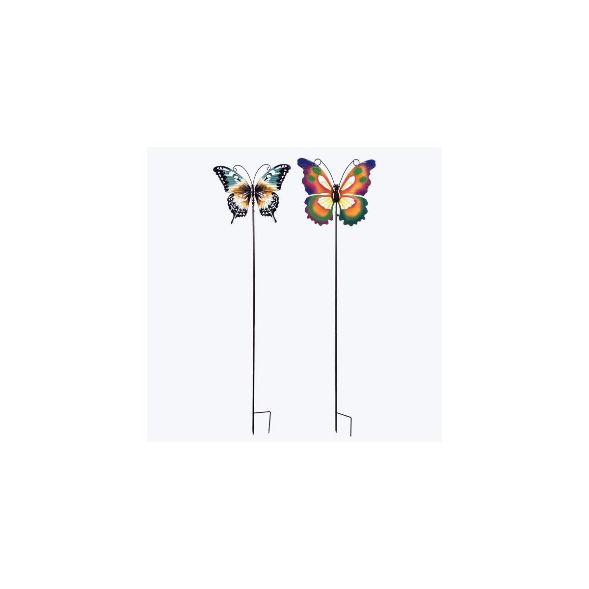 Metal Butterfly Garden Stake, 2 Ast