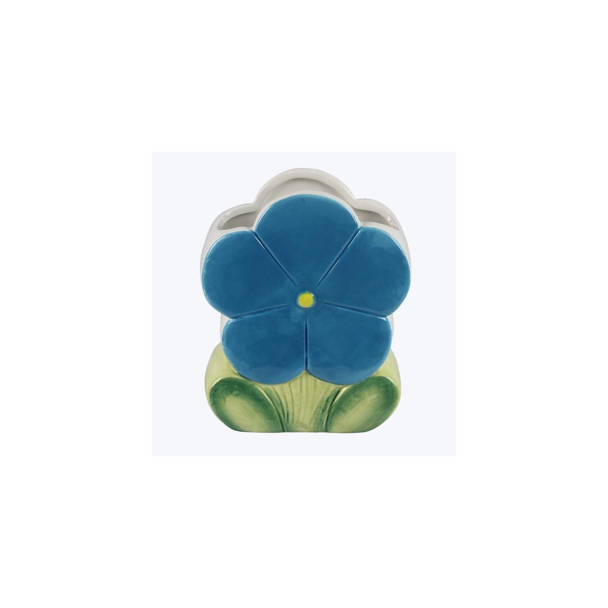 Ceramic Daisy Shape Tabletop Vase