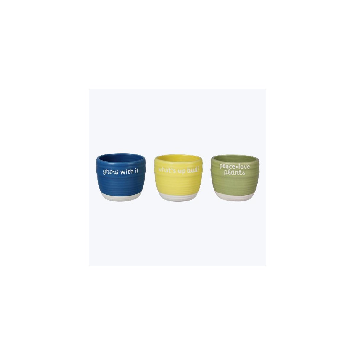 Mini Ceramic Planter 3 Ast