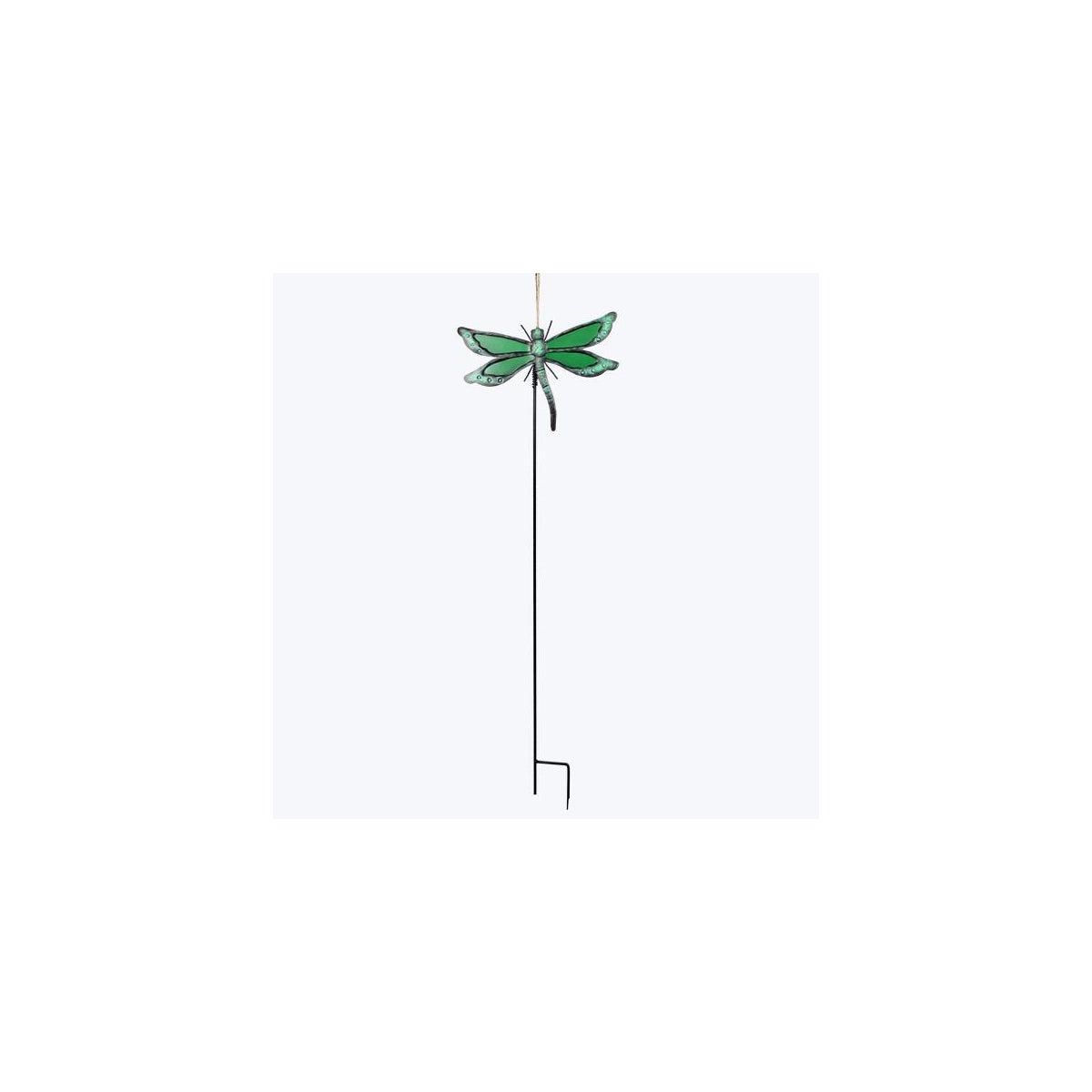 Metal Dragonfly Glow in the Dark Garden Stake