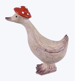 Resin Duck with Hat Tabletop