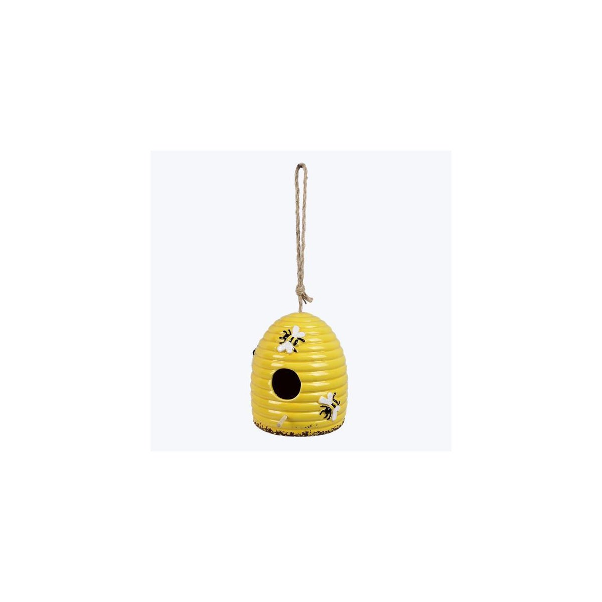 Stoneware Bee Bird House