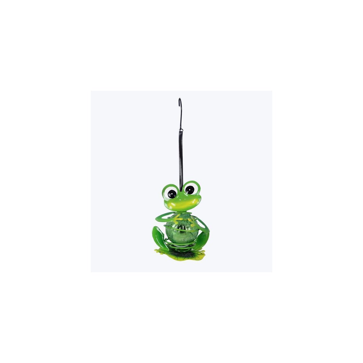 Metal Hanging Frog Solar Light