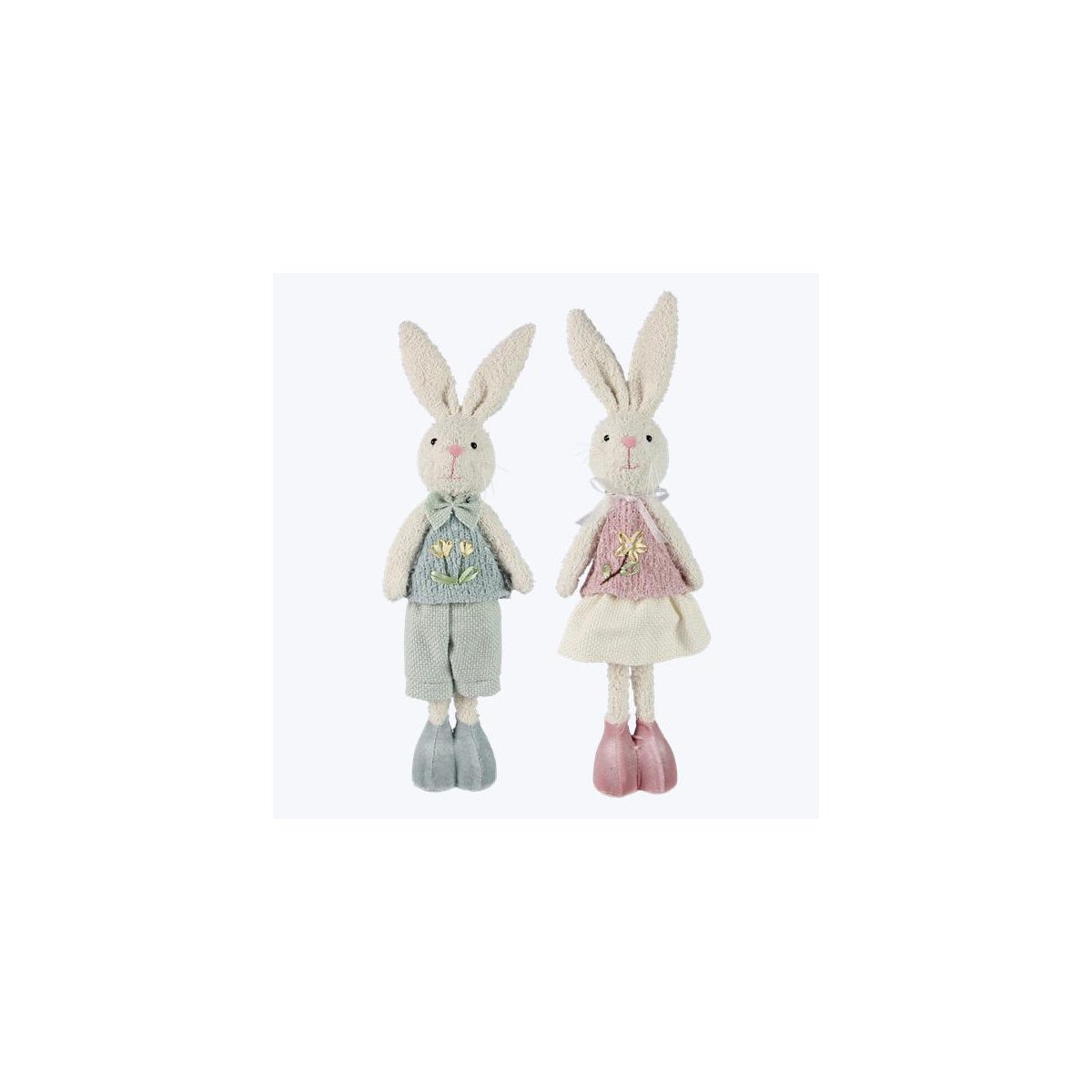 Fabric Standing Rabbit 2 Ast