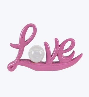 Resin Tabletop Love Word Sign