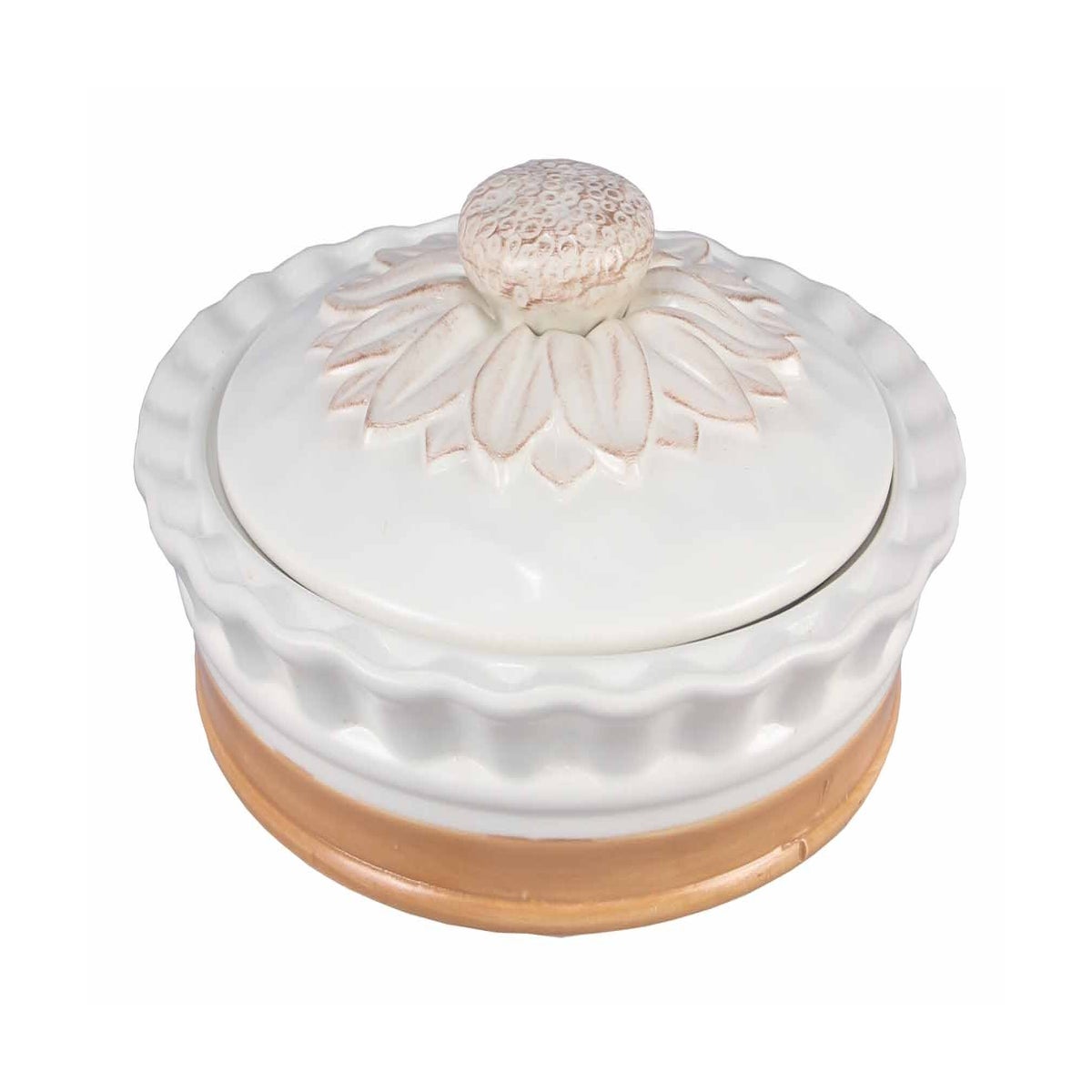 Ceramic Pie Plate with Lid