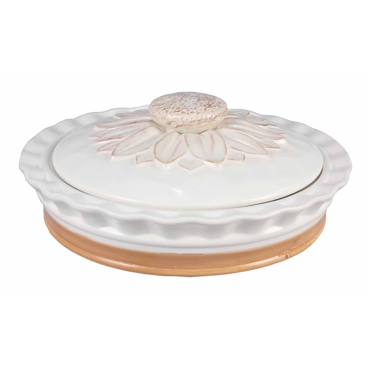 Ceramic Pie Plate with Lid