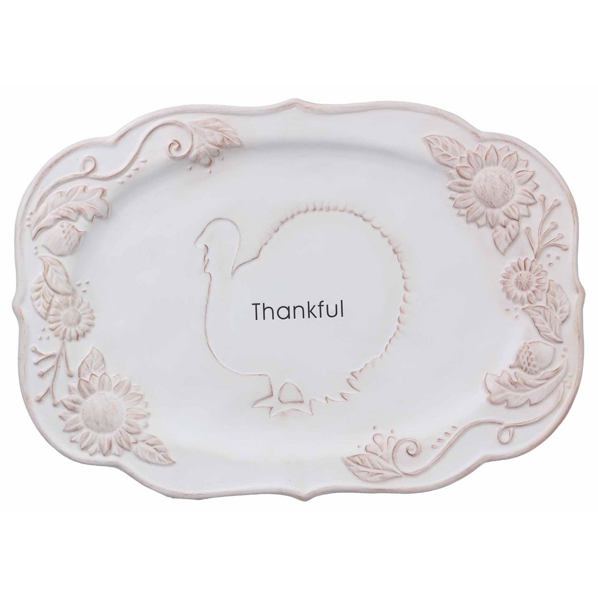 Ceramic Thanksgiving Serving Platter