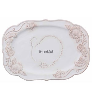 Ceramic Thanksgiving Serving Platter