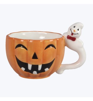 Ceramic Halloween Jack-o-Lantern Mug