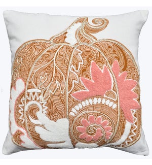 Cotton Fall Pumpkin Design Pillow
