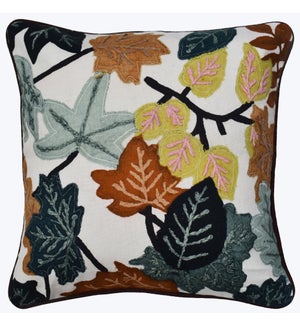 Cotton Fall Leaves Pillow