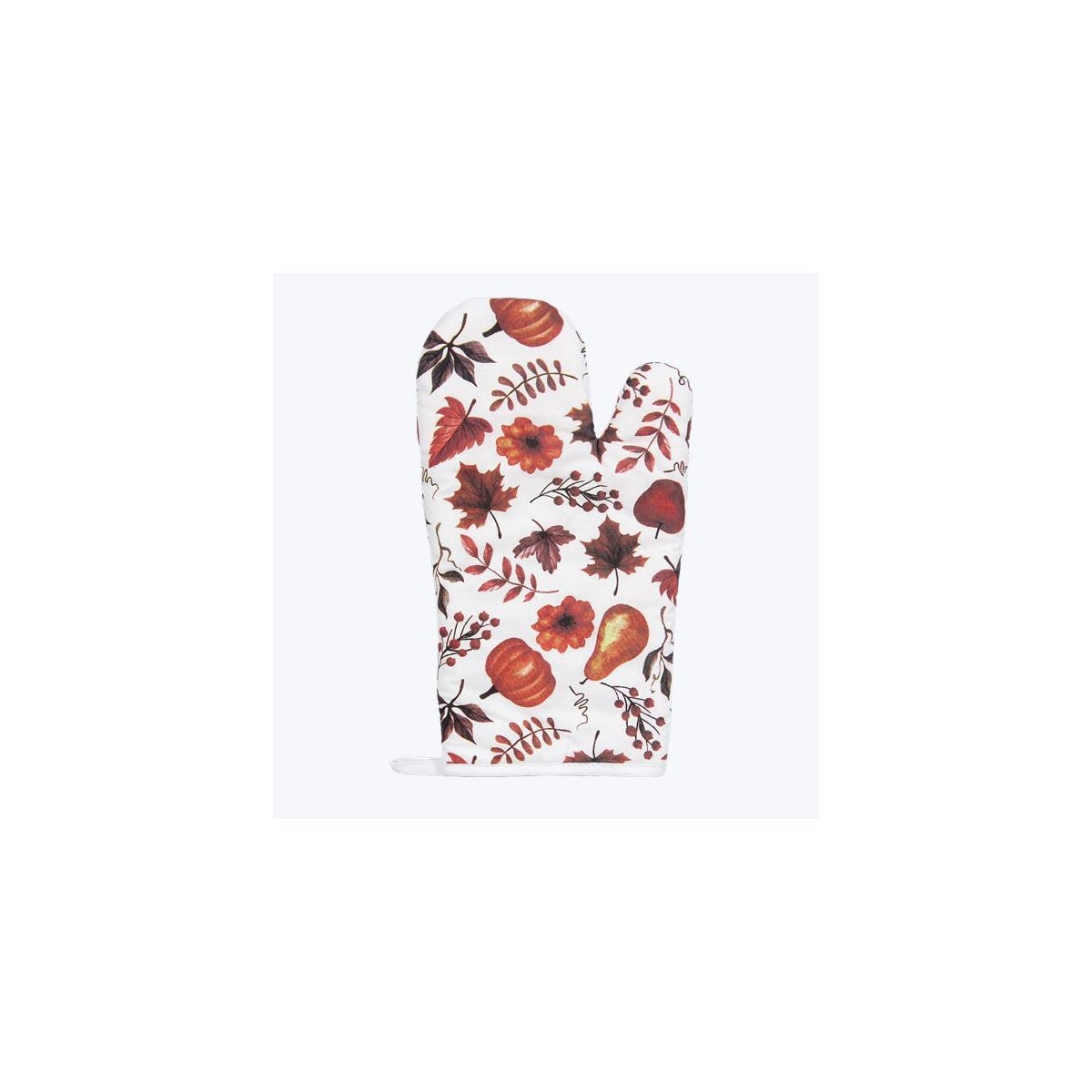 Ceramic Traditional Fall Spoon Rest and Oven Mitt Gift Set 3 Ast