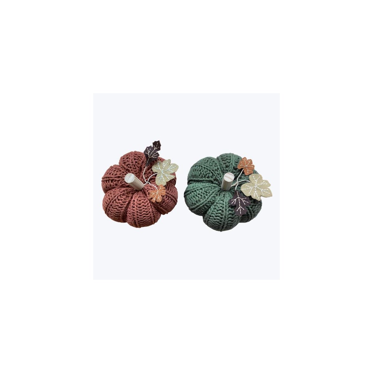 Cotton Macrame Pumpkin Tabletop 2 Ast