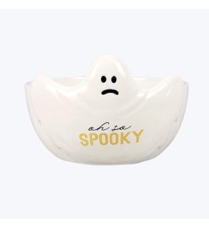 Ceramic Ghost Candy Bowl