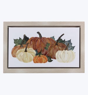 Canvas With Hand Painting Pumpkins Wall Art