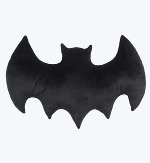 Fabric Black Bat Shape Pillow