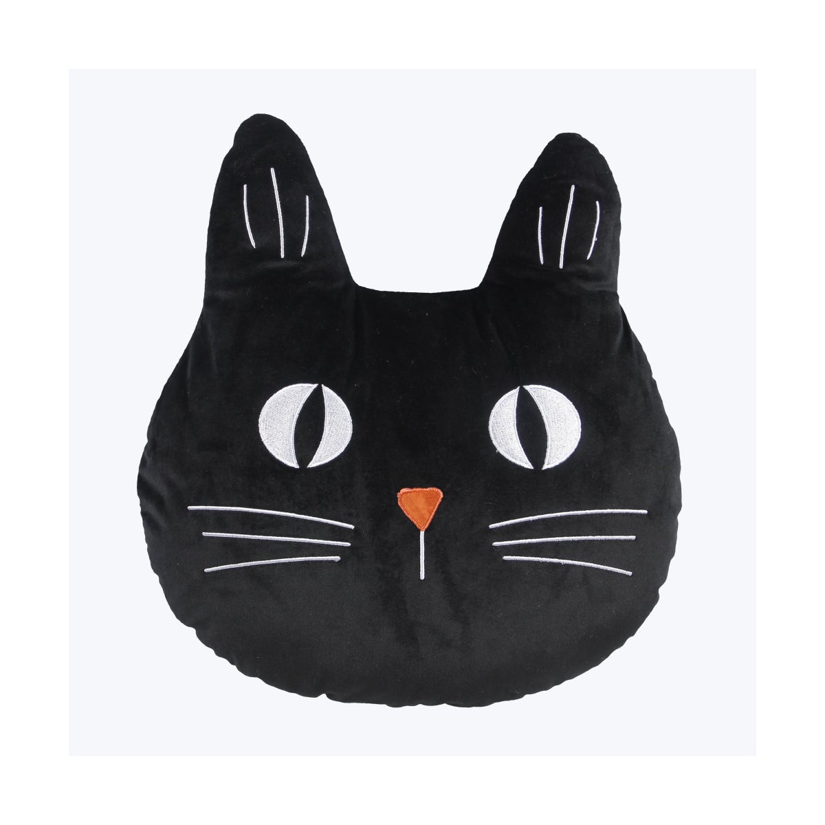 Fabric Black Cat Shape Pillow