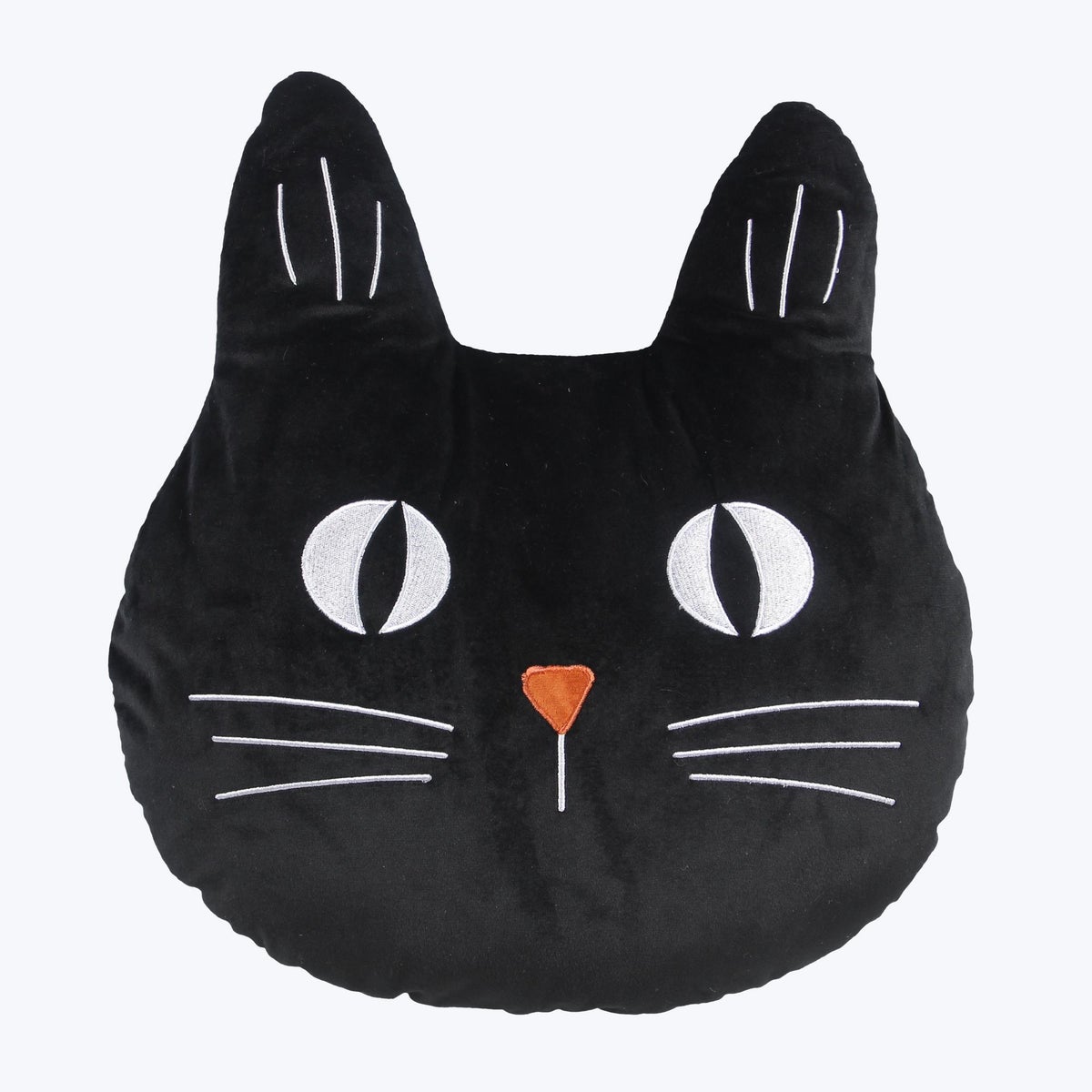 Fabric Black Cat Shape Pillow