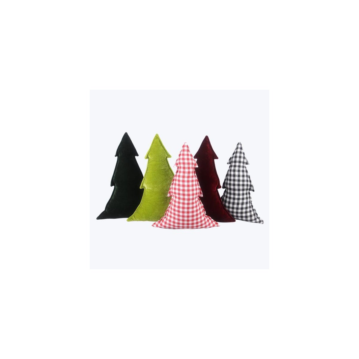 Fabric Christmas Tree 5 Ast