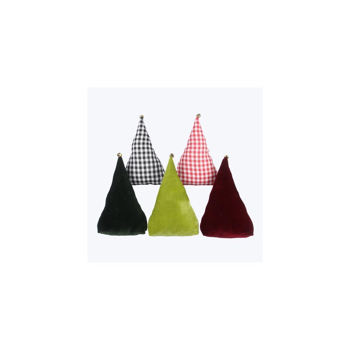 Fabric Christmas Tree 5 Ast