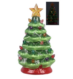 Ceramic Christmas Tree with LED Light