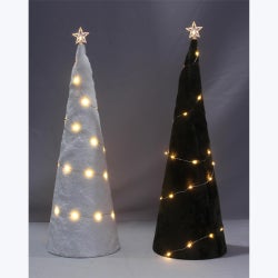 Fabric Christmas Tree LED 2 Ast