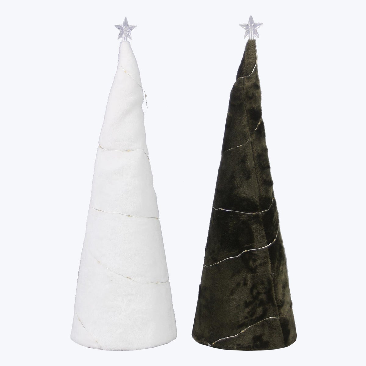 Fabric Christmas Tree LED 2 Ast