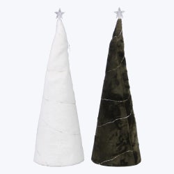 Fabric Christmas Tree LED 2 Ast