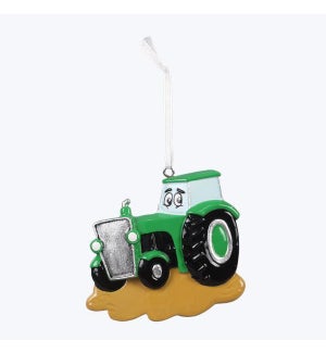 Resin Ornaments - Tractor