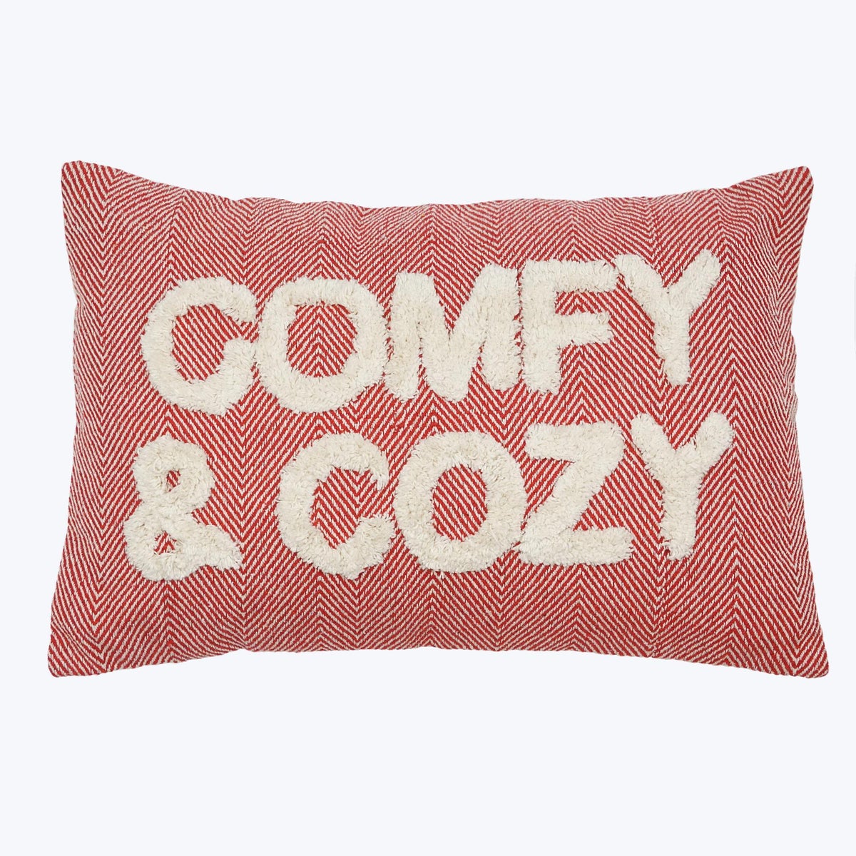 Cotton Hand Woven Pillow with Tufting Pillow