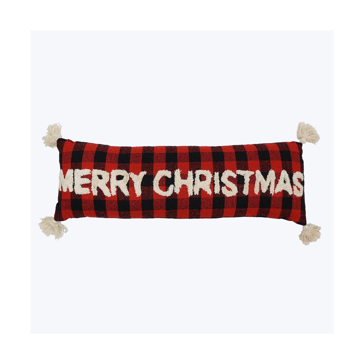 Cotton Printed Christmas Accent Pillow