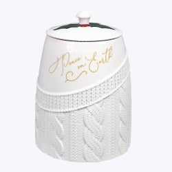 Wintergreen Christmas Ceramic Treat Jar