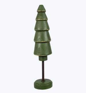 Wood Twas the Night Tabletop Christmas Tree