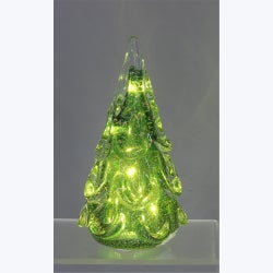 Glass Twas the Night LED Christmas Tree