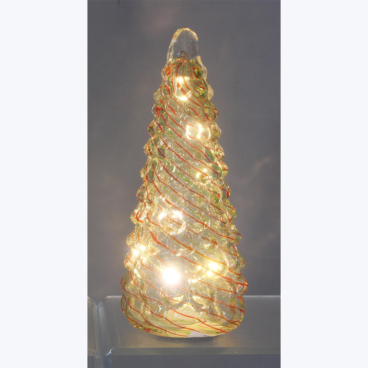 Glass Winter Whimsy LED Christmas Tree
