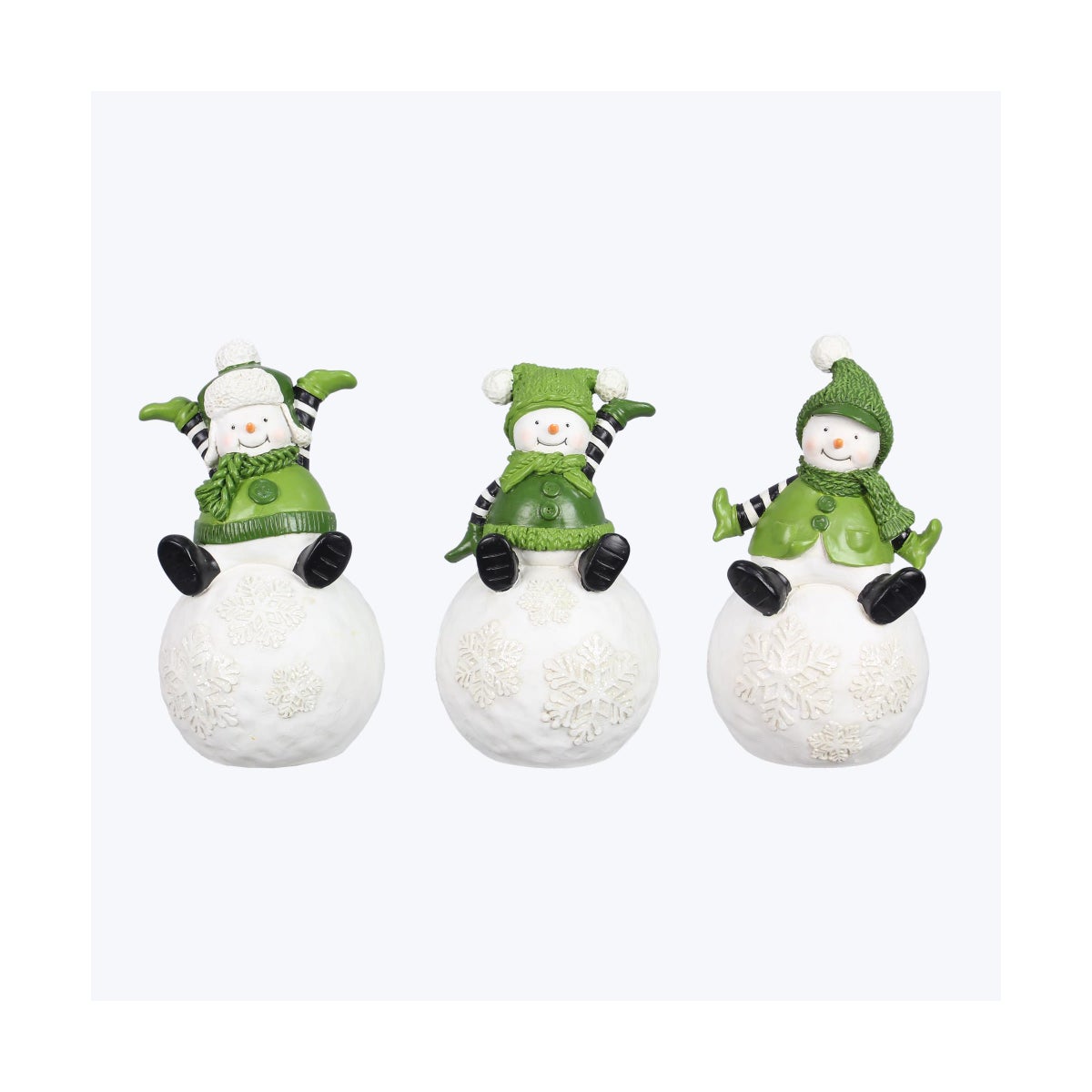 Resin Twas the Night Snowman on Snowball 3 Ast