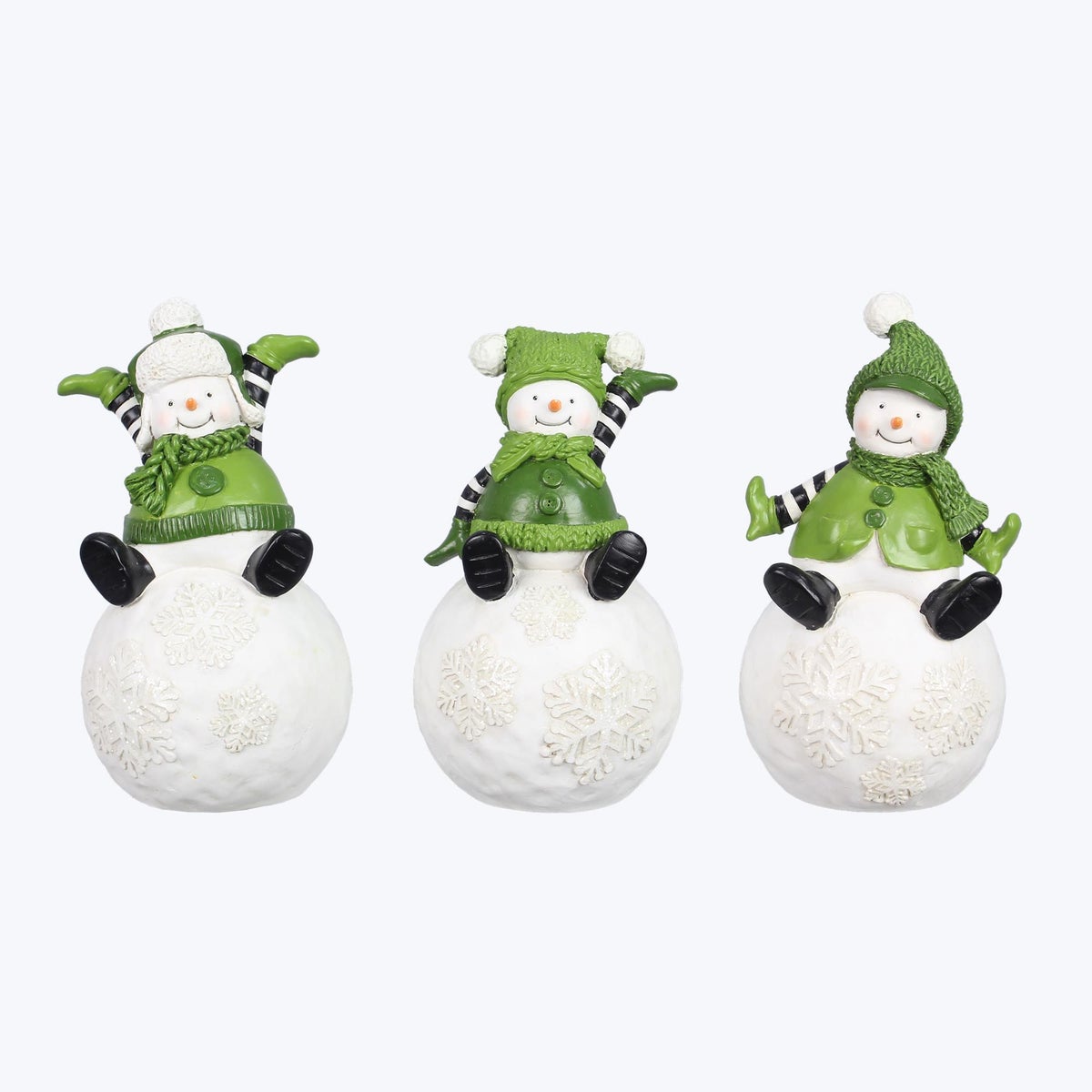 Resin Twas the Night Snowman on Snowball 3 Ast