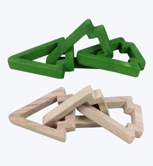 Wood Twas the Night Christmas Tree Chain 2 Ast