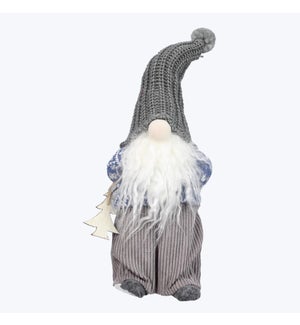 Fabric Frosty Winter Gnome Decor
