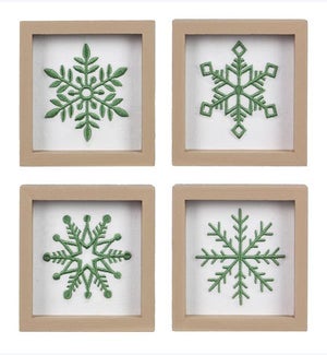 Wood Box Tabletop Decor 4 Ast