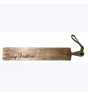 Mango Wood Chopping Board Merry Christmas