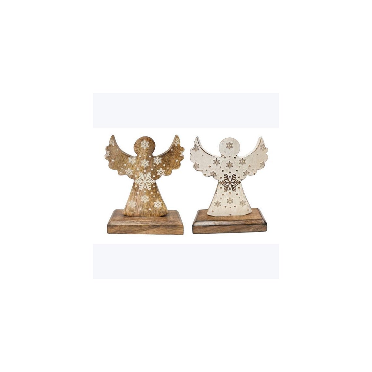 Mango Wood Angel Tabletop 2 Ast