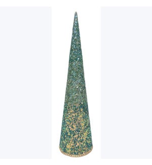 Beaded/Glittered Cone Tree