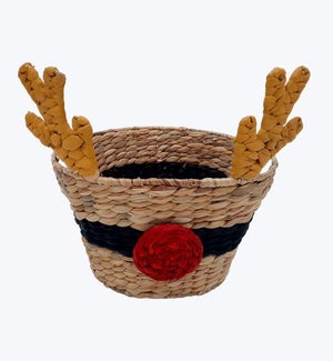 Water hyacinth Reindeer Basket